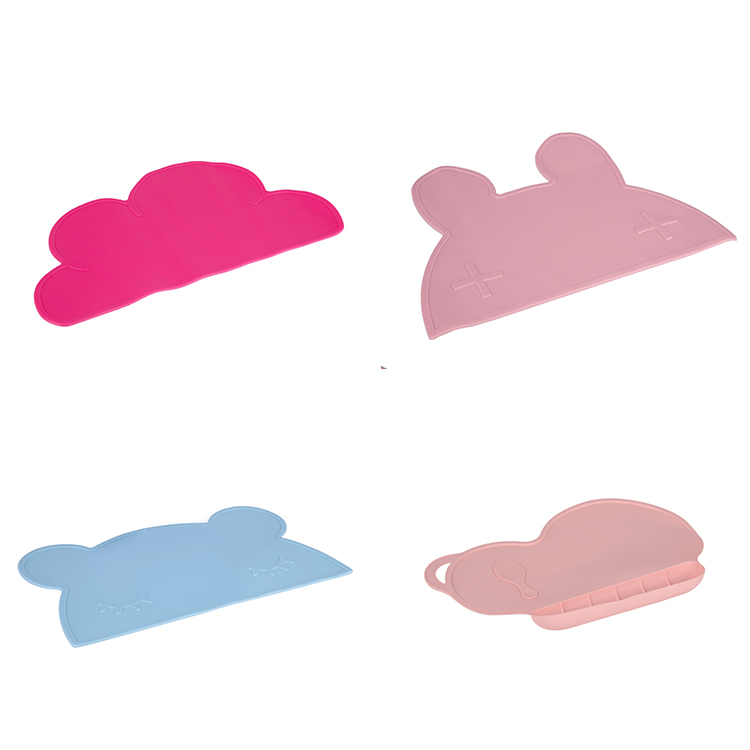 Clouds Shape Silicone Baby Placemat