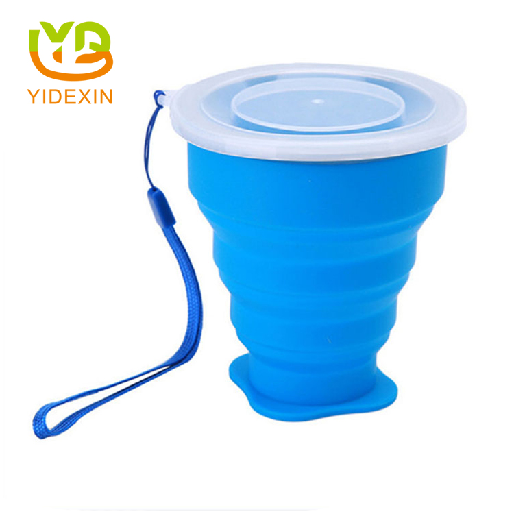 Silicone travel water cup