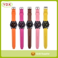 Online-Shopping billig bonbonfarbenen Silikon Armband Jelly Quarz-Armbanduhr