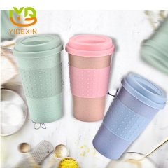 Travel Wheat Straw Coffee Drinking Cup